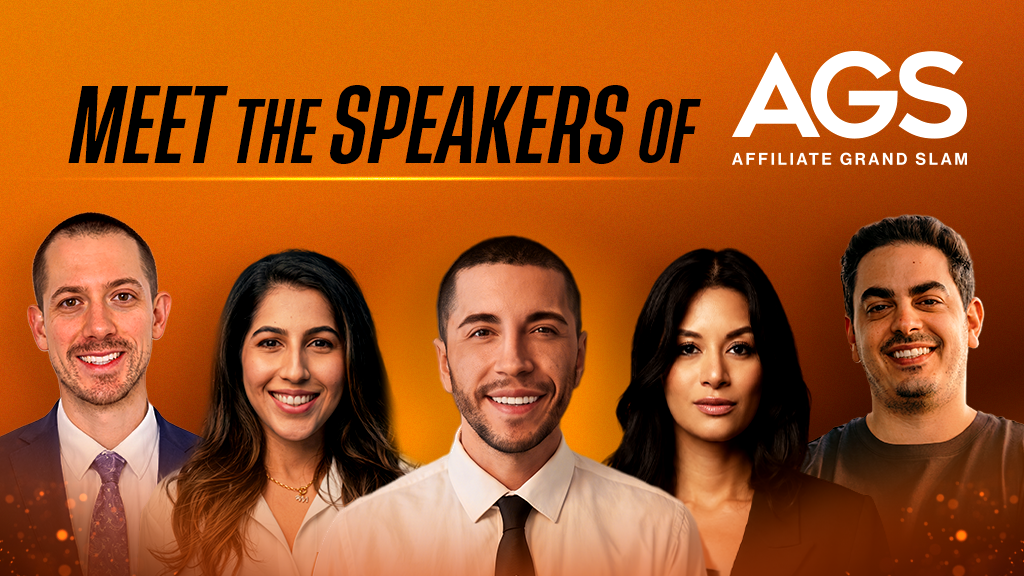 Meet the speakers of Affiliate Grand Slam
