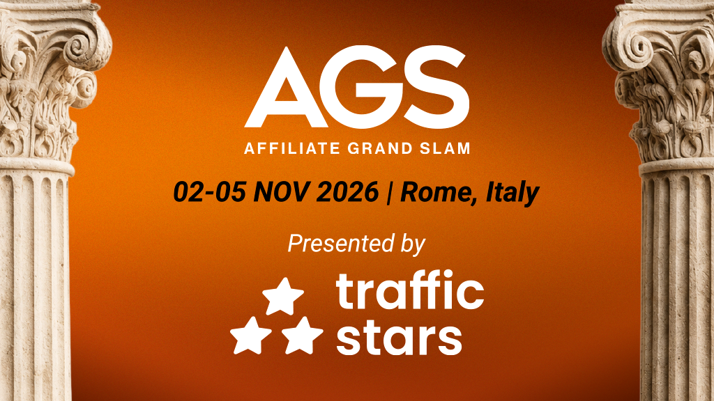 TrafficStars joins Affiliate Grand Slam Rome as main sponsor
